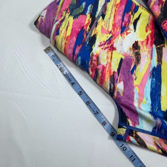 Athletic Works Womens Large Active High Rise Fashion Legging Colorful Running - Picture 10 of 11